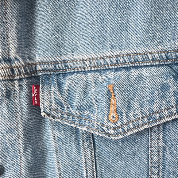NWOT Levi's Classic Blue Denim Jacket - Picture 3 of 5